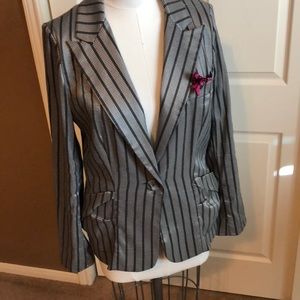 Alberto Makali stripe blazer